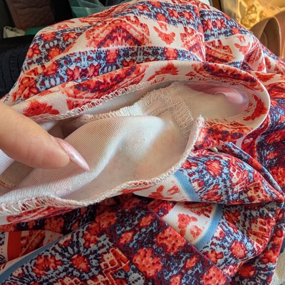 Maggy London Melanie Lyne Off The Shoulder Scuba Midi Dress Size 12 Bodycon - Picture 12 of 12